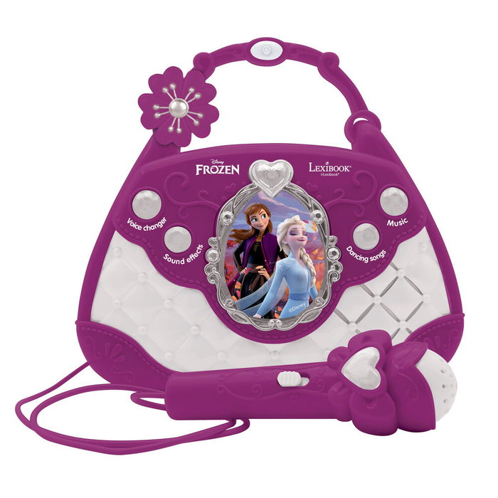 Lexibook Bolso de mano musical Frozen con altavoz y micrófono Lexibook Bolso de mano musical Frozen con altavoz y micrófono