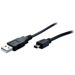 S-Impuls Cable adaptador USB 2.0 A a Mini-B 2m Negro
