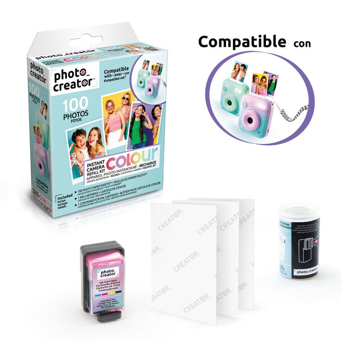 CANAL TOYS Set de cámara instantánea papel colores Photo Creator CANAL TOYS Set de cámara instantánea papel colores Photo Creator