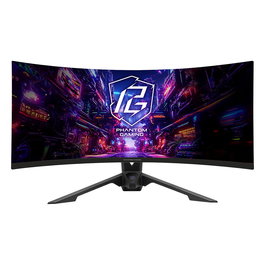 ASRock Monitor Gaming PG34QRT3A 86.4 cm (34") Curvo WQHD OLED 3440x1440 180Hz AMD FreeSync Premium, Negro