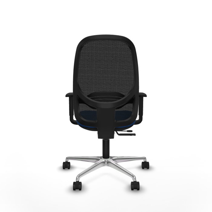 PIQUERAS Y CRESPO Silla de oficina Cilanco Azul y Negro con mecanismo Sincro/Traslack