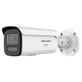 Hikvision DS-2CD2T87G3-LIY Cámara Bala Exterior IP 8MP ColorVu Smart Hybrid Light, Alámbrica, PoE, Lente 2.8mm, Blanco, IP67