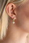 Heliophilia Silver NRZ999207 Pendientes de Plata de Ley 925 con Baño de Oro y Circón