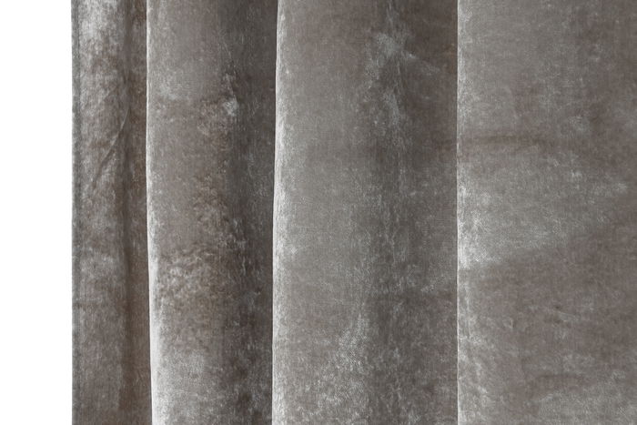 DKD Home Decor Cortina Gris Claro 260 x 140 cm (2 Unidades) Poliester