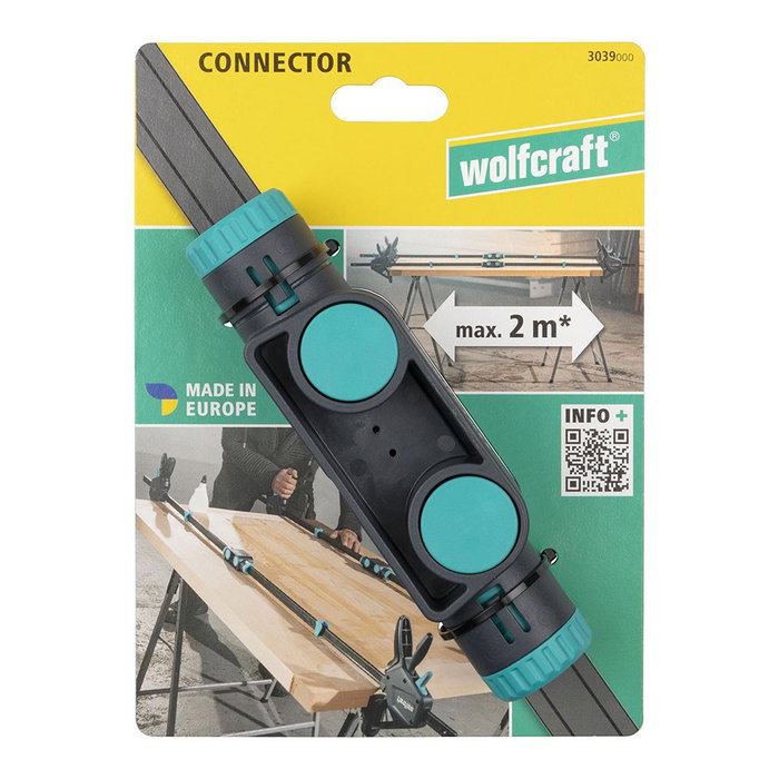 Wolfcraft Conector para sargentos monomanuales easy/pro Wolfcraft Conector para sargentos monomanuales easy/pro