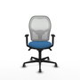 PIQUERAS Y CRESPO Silla de oficina Jorquera Azul claro y Blanco