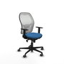 PIQUERAS Y CRESPO Silla de oficina Jorquera Azul claro y Blanco