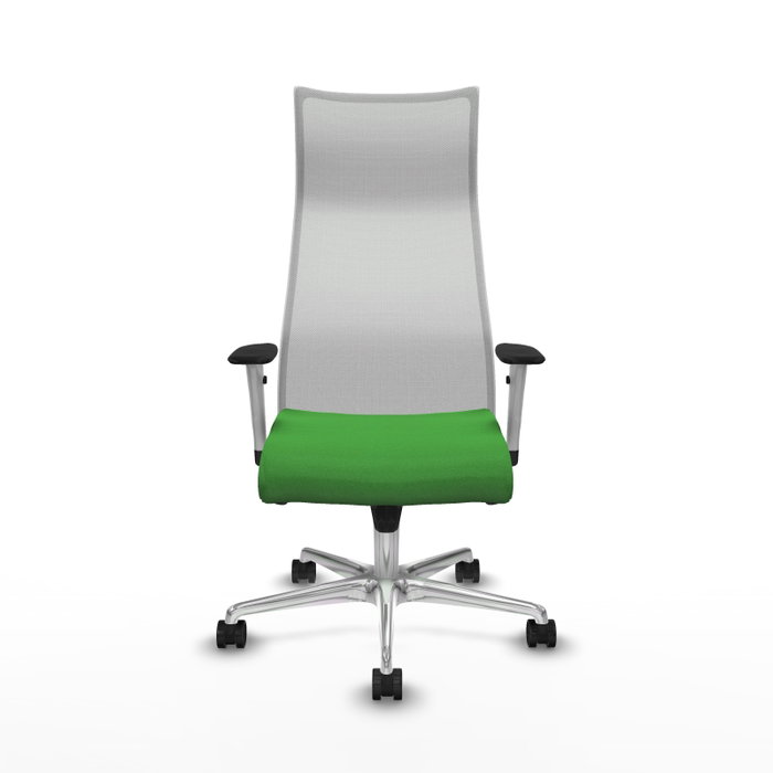 PIQUERAS Y CRESPO Sillón Albacete con Mecanismo Sincro, Tela Verde y Malla Blanca PIQUERAS Y CRESPO Sillón Albacete con Mecanismo Sincro, Tela Verde y Malla Blanca