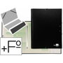 Liderpapel Carpeta clasificadora 12 departamentos folio prolongado negra