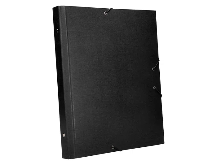 Liderpapel Carpeta Clasificadora Folio Prolongado 12 Departamentos Cartón Forrado Negro