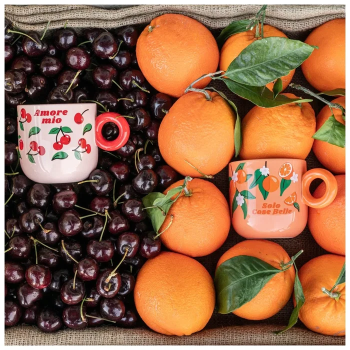 Bialetti Set 2 Cups Mercato della frutta
