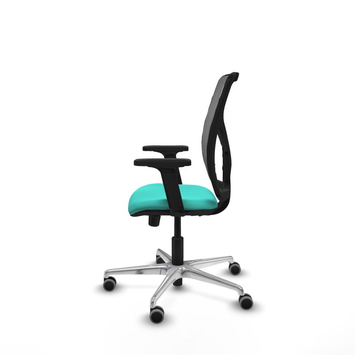 PIQUERAS Y CRESPO Silla de oficina Motilla con mecanismo Sincro/Traslack, Turquesa y Gris PIQUERAS Y CRESPO Silla de oficina Motilla con mecanismo Sincro/Traslack, Turquesa y Gris