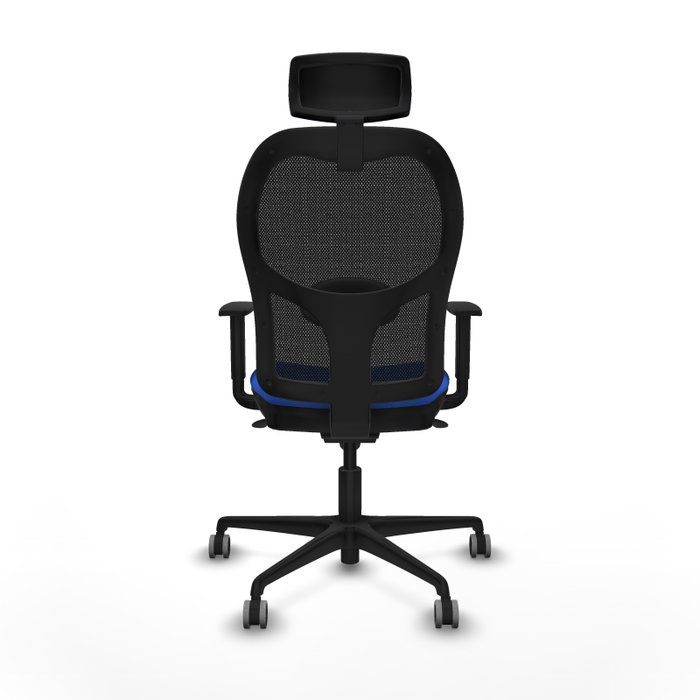PIQUERAS Y CRESPO Silla de oficina Jorquera Azul y Negra