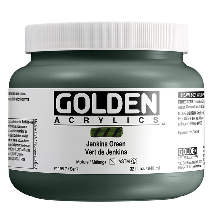 Golden Heavy Body Colores Acrílicos Verde 946 ml Golden Heavy Body Colores Acrílicos Verde 946 ml