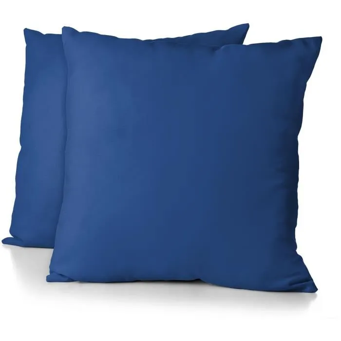 Home Linge Passion HOM3701393718660 Juego de 2 Fundas de Almohada 63 x 63 cm Azul Home Linge Passion HOM3701393718660 Juego de 2 Fundas de Almohada 63 x 63 cm Azul