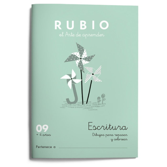 Rubio Cuaderno de Caligrafía Nº 09 A5 Escritura (+4 años)