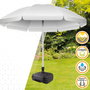 Aktive Garden Base para sombrilla 56x56x40 cm antracita Ø33-48 mm