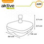 Aktive Garden Base para sombrilla 56x56x40 cm antracita Ø33-48 mm