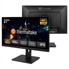 Thermaltake TPM-I27FUK 68,6cm (27") 4K IPS 160Hz USB-C Gaming Monitor Negro