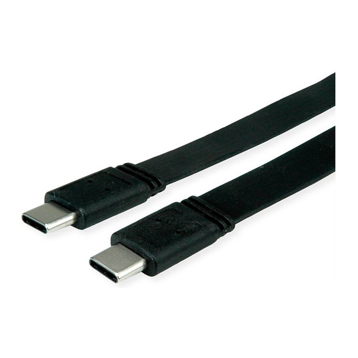 VALUE Cable USB 4 Plano C-C 40G 0,5 m Negro VALUE Cable USB 4 Plano C-C 40G 0,5 m Negro