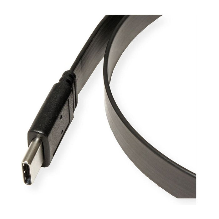VALUE Cable USB 4 Plano C-C 40G 0,5 m Negro VALUE Cable USB 4 Plano C-C 40G 0,5 m Negro