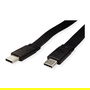VALUE 11.99.9085 Cable USB 4 Plano USB-C a USB-C Macho a Macho 40 Gbit/s Negro 0.5m