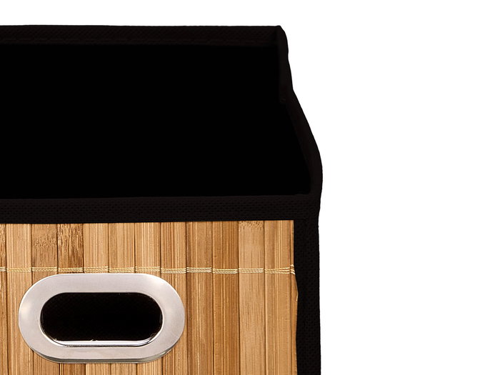 KIPIT Organizador Rectangular Bambú Negro KIPIT Organizador Rectangular Bambú Negro