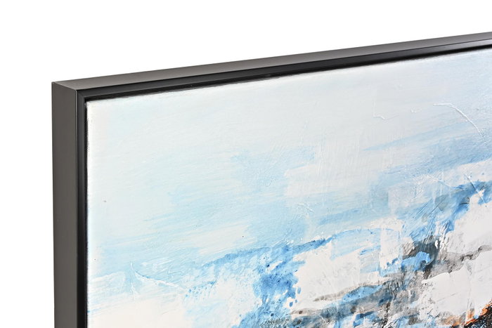 DKD Home Decor Cuadro Lienzo Abstracto Pintado a Mano 155x155x5 cm DKD Home Decor Cuadro Lienzo Abstracto Pintado a Mano 155x155x5 cm