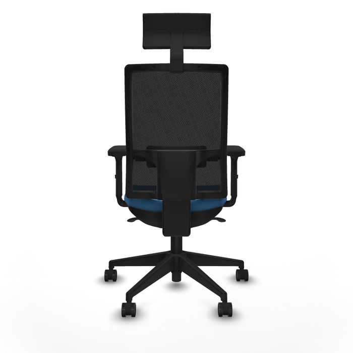 PIQUERAS Y CRESPO Silla de oficina Horna con mecanismo Sincro, Azul claro y Negro PIQUERAS Y CRESPO Silla de oficina Horna con mecanismo Sincro, Azul claro y Negro