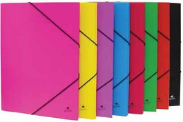Mariola Carpeta Con Gomas 3 Solapas Folio Cartón Forrado Plastificado Surtidos (Set de 8) (Set de 8)
