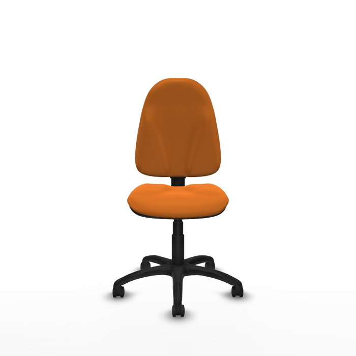 PIQUERAS Y CRESPO Silla de oficina Algarra Naranja con mecanismo de doble maneta PIQUERAS Y CRESPO Silla de oficina Algarra Naranja con mecanismo de doble maneta