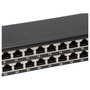 EQUIP 326449 Patch Panel 48 Puertos RJ45 Cat6 1U 19" FTP Negro, ISO/IEC, RoHS, CE