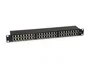 Equip Patch Panel 48 puertos RJ-45 Cat6 19 pulgadas 1U Negro