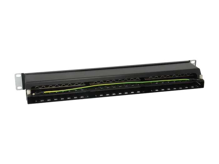 Equip Patch Panel 48 puertos RJ-45 Cat6 19 pulgadas 1U Negro