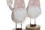 DKD Home Decor Figura de Madera Gnomo Surtido de 2 Unidades