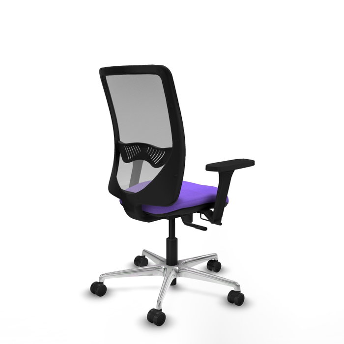 PIQUERAS Y CRESPO Silla de oficina Zulema con mecanismo Sincro/Traslack, Lila y Gris PIQUERAS Y CRESPO Silla de oficina Zulema con mecanismo Sincro/Traslack, Lila y Gris