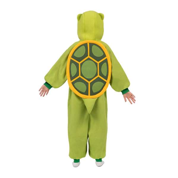 My Other Me Disfraz Tortuga Talla Única Child Kigurumi con Capucha y Cola Verde para Niños a partir de 6 años