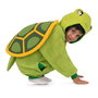 My Other Me Disfraz Tortuga Talla Única Child Kigurumi con Capucha y Cola Verde para Niños a partir de 6 años