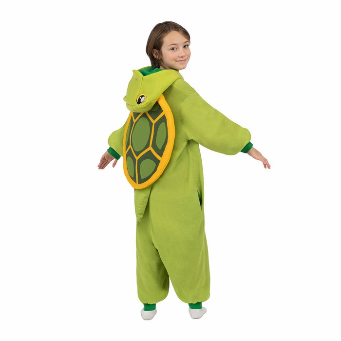 My Other Me Disfraz de Tortuga Kigurumi con capucha y cola, talla M Verde