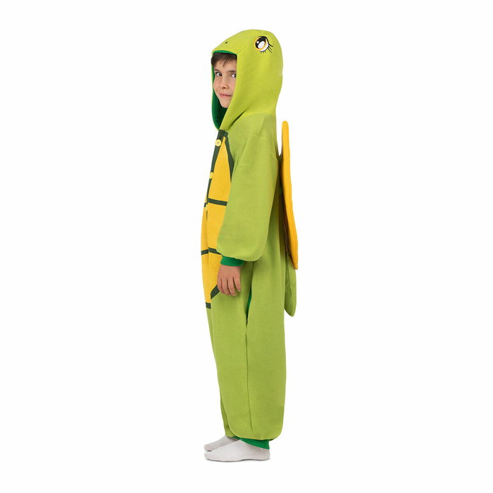 My Other Me Disfraz de Tortuga Kigurumi con capucha y cola, talla M Verde