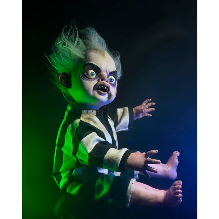 NECA Muñeco Beetlejuice 48cm Réplica Articulada Pelo Sintético Ojos Móviles