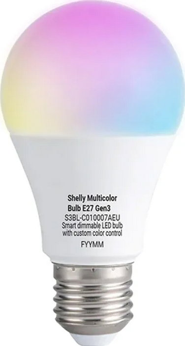 Shelly Multicolor Bulb Gen3 E27 LED