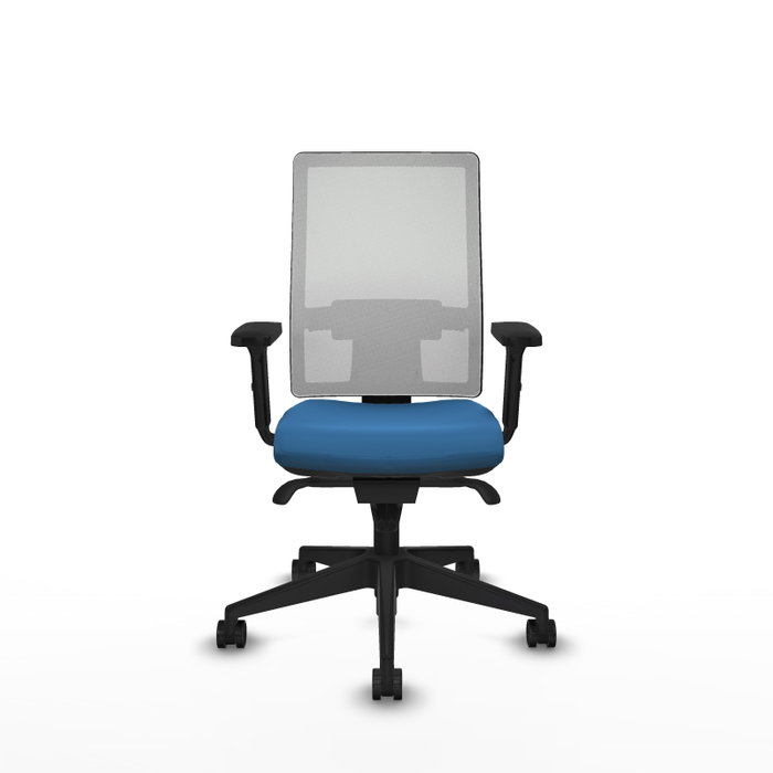 PIQUERAS Y CRESPO Silla de oficina Horna con mecanismo Sincro, Azul claro y Blanco PIQUERAS Y CRESPO Silla de oficina Horna con mecanismo Sincro, Azul claro y Blanco