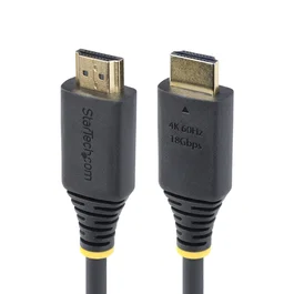 StarTech.com Cable HDMI 2.0 30cm - 4K 60Hz 144Hz UHD - HDR10 - HDCP 2.2 - ARC 18Gbps - Monitor TV - TPE Negro