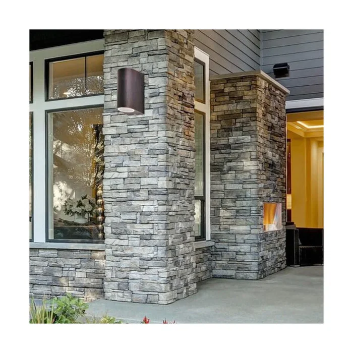 RABALUX Aplique Exterior Moderno Chile 2xGU10 IP44 [RAB-8019] - Color Marrón Antiguo, Metal y Cristal