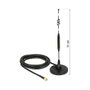 DeLOCK Antena LTE 6 dBi con conector SMA y cable RG-58 de 3 m, Negro