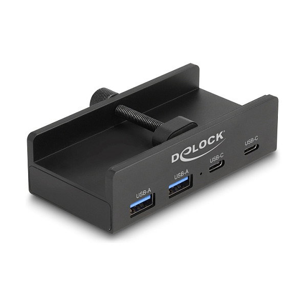 DeLOCK 64262 Hub USB de 4 puertos con 2 x USB Type-A y 2 x USB Type-C DeLOCK 64262 Hub USB de 4 puertos con 2 x USB Type-A y 2 x USB Type-C