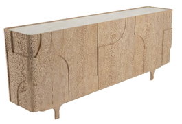 DKD Home Decor Buffet de Mango y Mármol 180x41x75