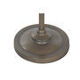 DKD Home Decor Lámpara de Pie de Metal y Fibra Marrón
