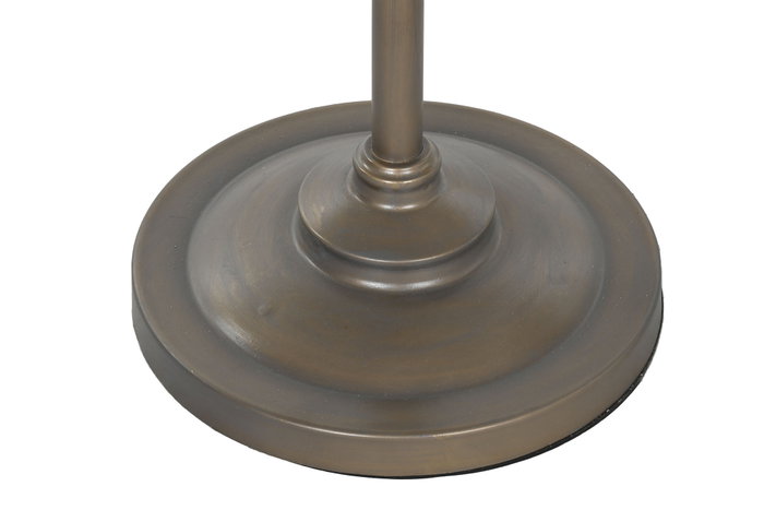 DKD Home Decor Lámpara de Pie de Metal y Fibra Marrón DKD Home Decor Lámpara de Pie de Metal y Fibra Marrón